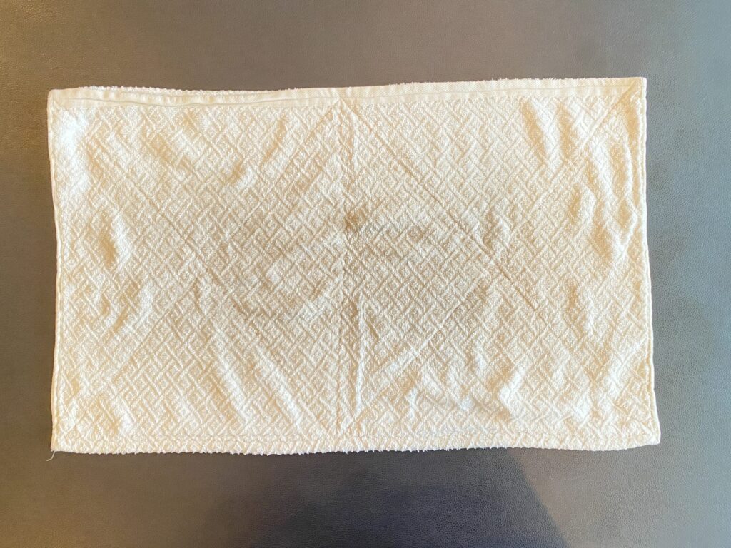 冷めにくい縫ったホットタオル